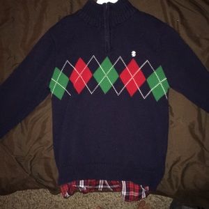 IZOD sweater shirt set.